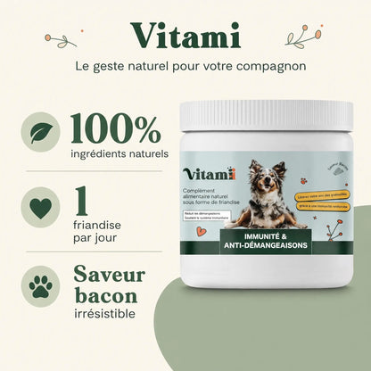 Friandises Naturelles Immunité & Anti-Démangeaisons pour Chien