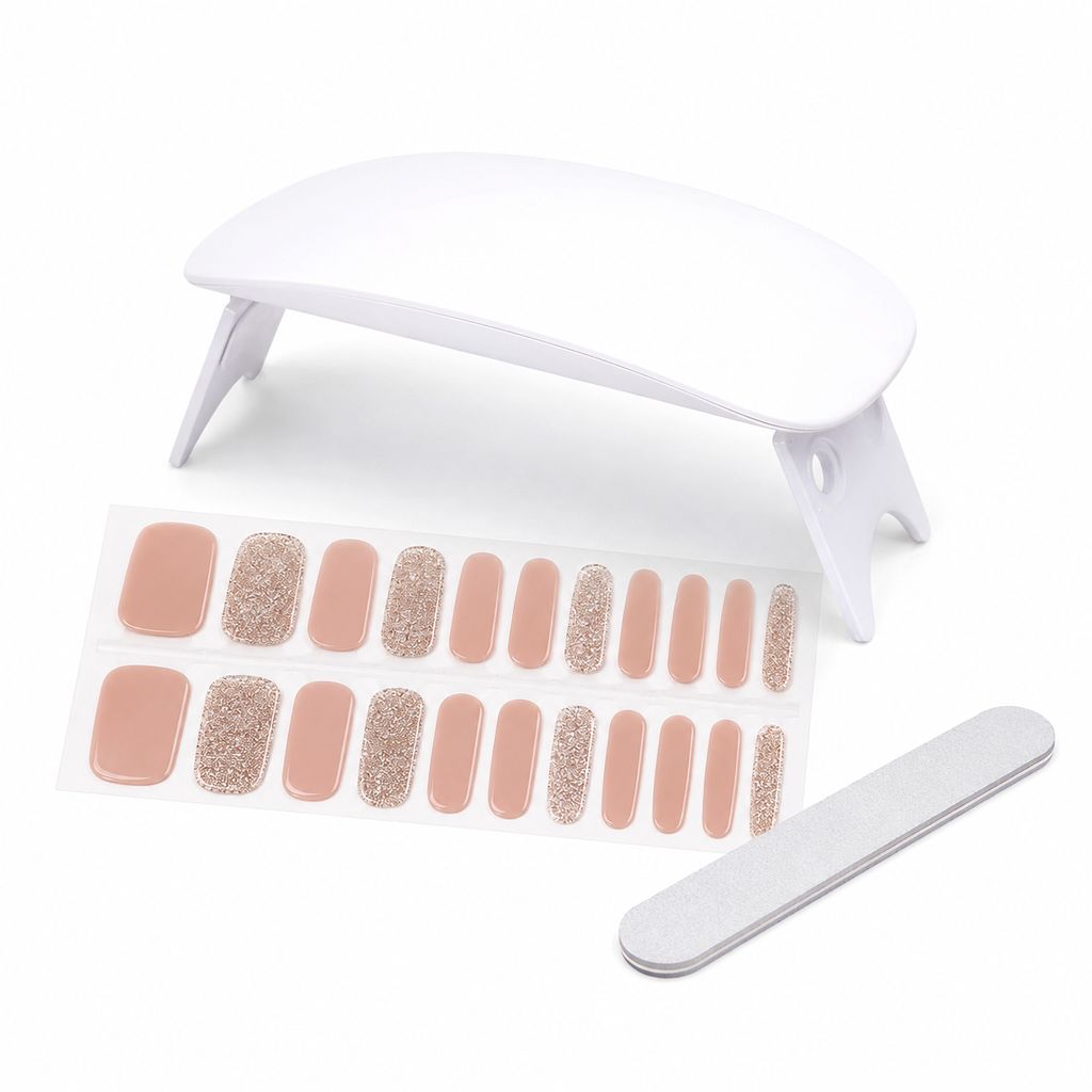 GlossStrip™ – Bandes de Gel Semi-Durci pour Ongles