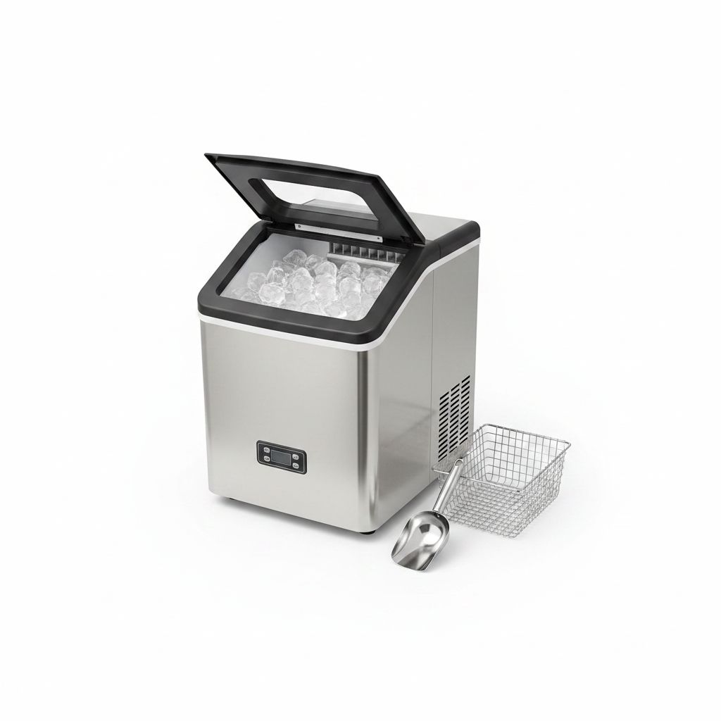 GlaceoPro™ – Machine à Glaçons Inox 25 kg/24 h