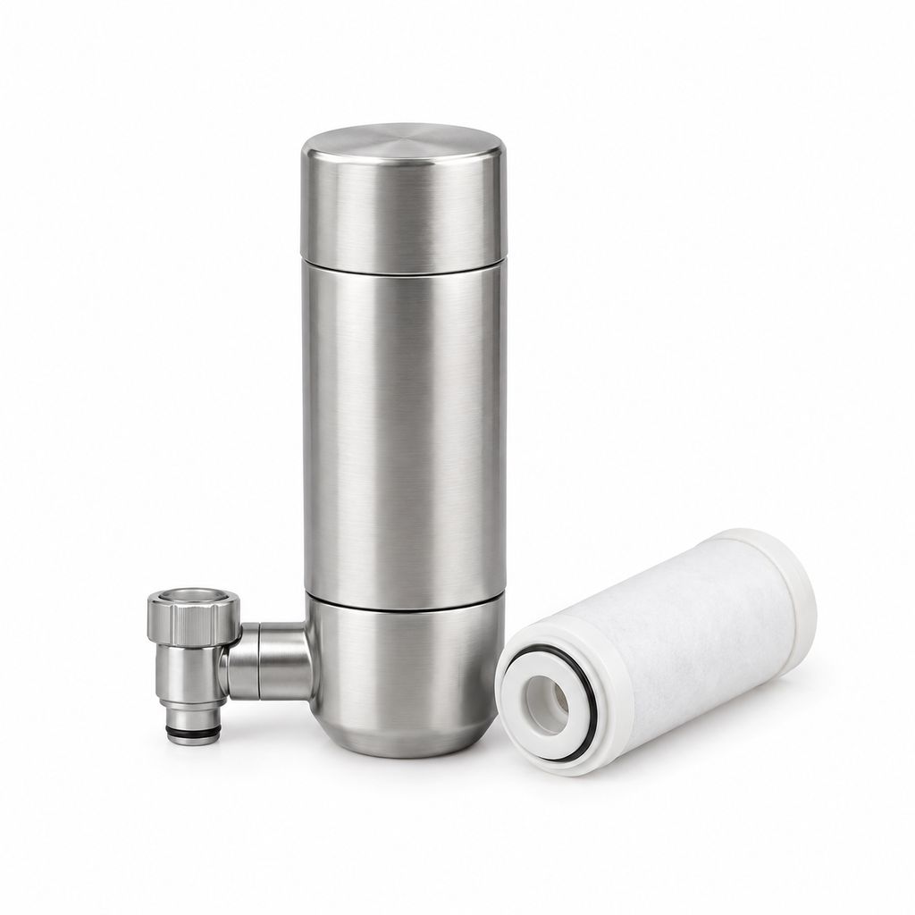 PuroTap™ – Filtre à Eau sur Robinet en Inox