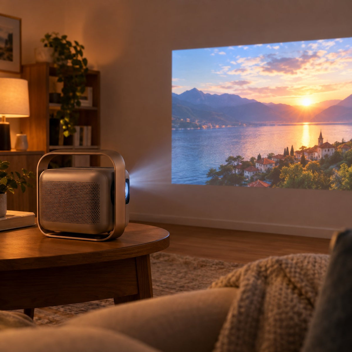 situation — Vidéoprojecteur Pliable CinéFlip™ — Poignée Intégrée, Grand Écran
