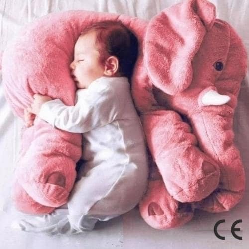 couleur Rose — GéantCâlin™ – Peluche Éléphant XXL Ultra-Douce