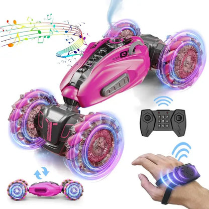 couleur Rose — DriftGeste™ — Voiture Télécommandée 4x4 à Contrôle Gestuel