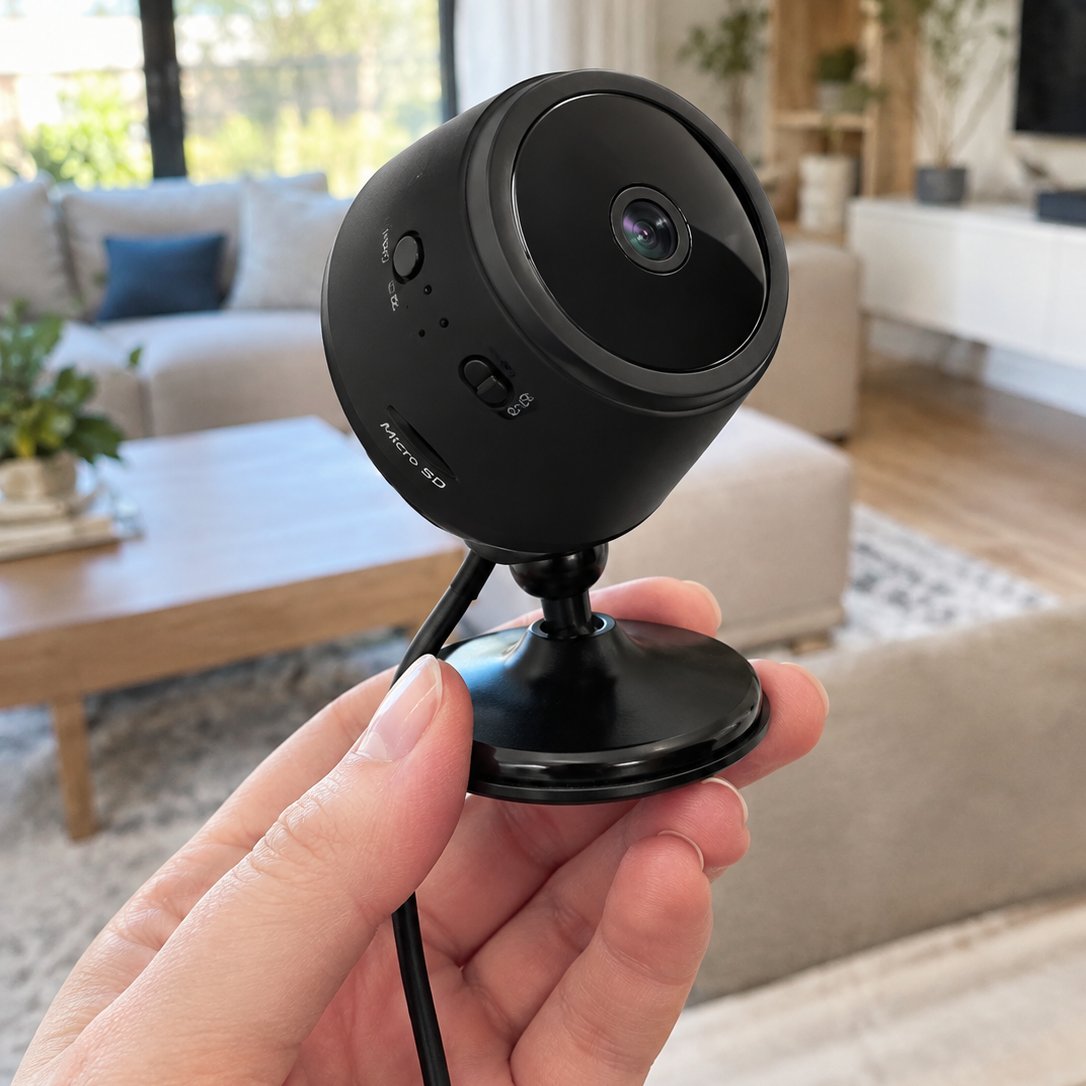 mini caméra wifi 1080p en galet