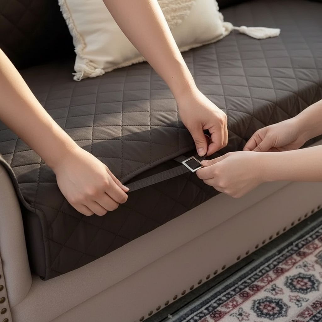AquaShield™ – Housse de Canapé Imperméable Matelassée