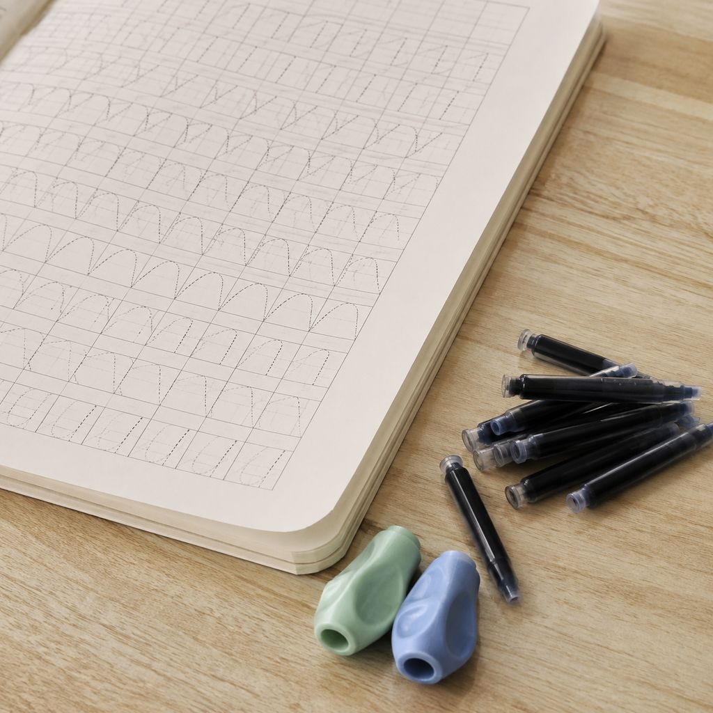 TraceMagic™ – Pack de 4 Cahiers d'Écriture Réutilisables