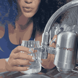PuroTap™ – Filtre à Eau sur Robinet en Inox