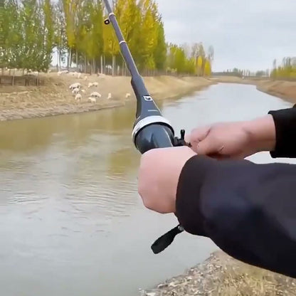 Ensemble Canne à Pêche Pliable