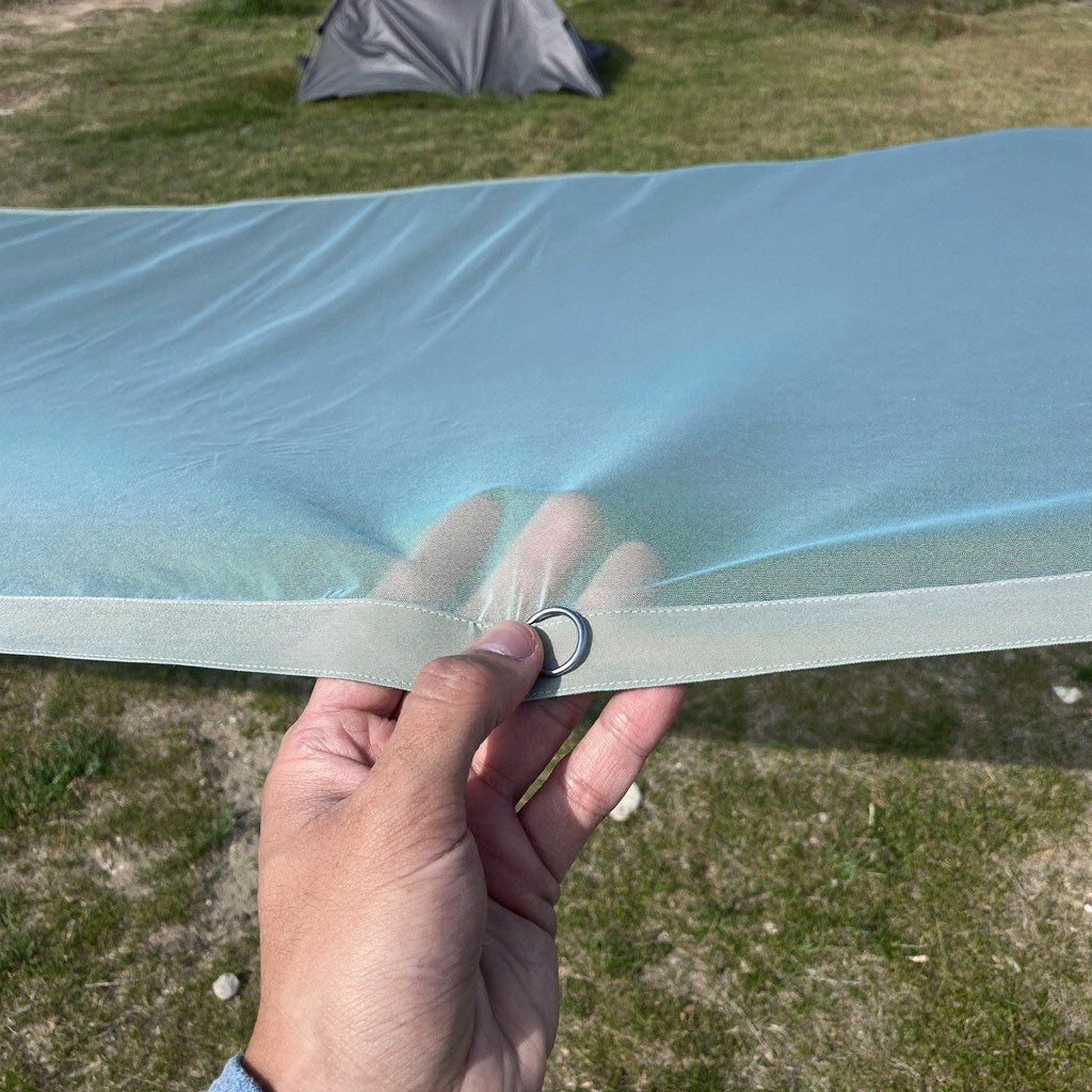 Anneau en D cousu au coin du drap ZéroSable