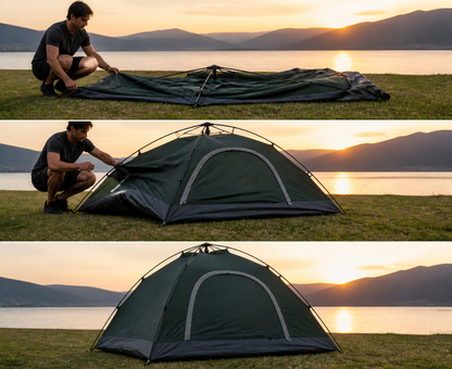 InstaCamp™ – Tente de Camping Pop-Up 3 Secondes