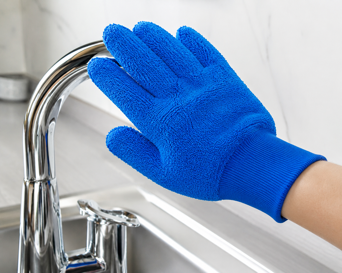 MicroGlove™ – Gants Microfibre Nettoyage Sans Produit