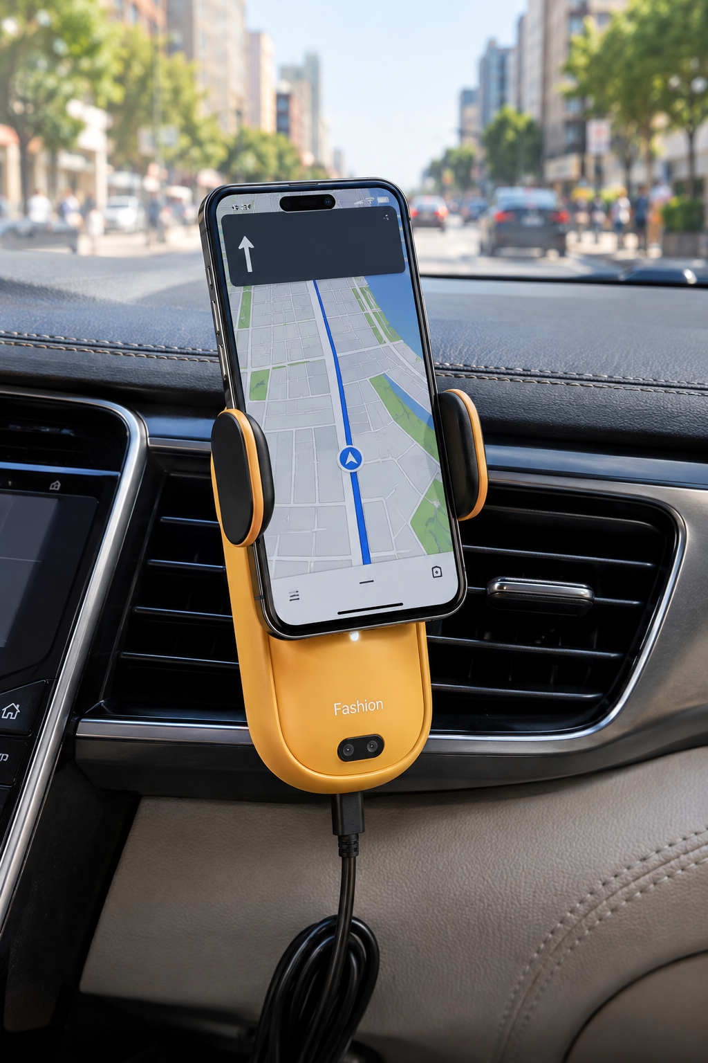 DriveCharge™ – Support Chargeur Sans Fil Voiture à Capteur Automatique