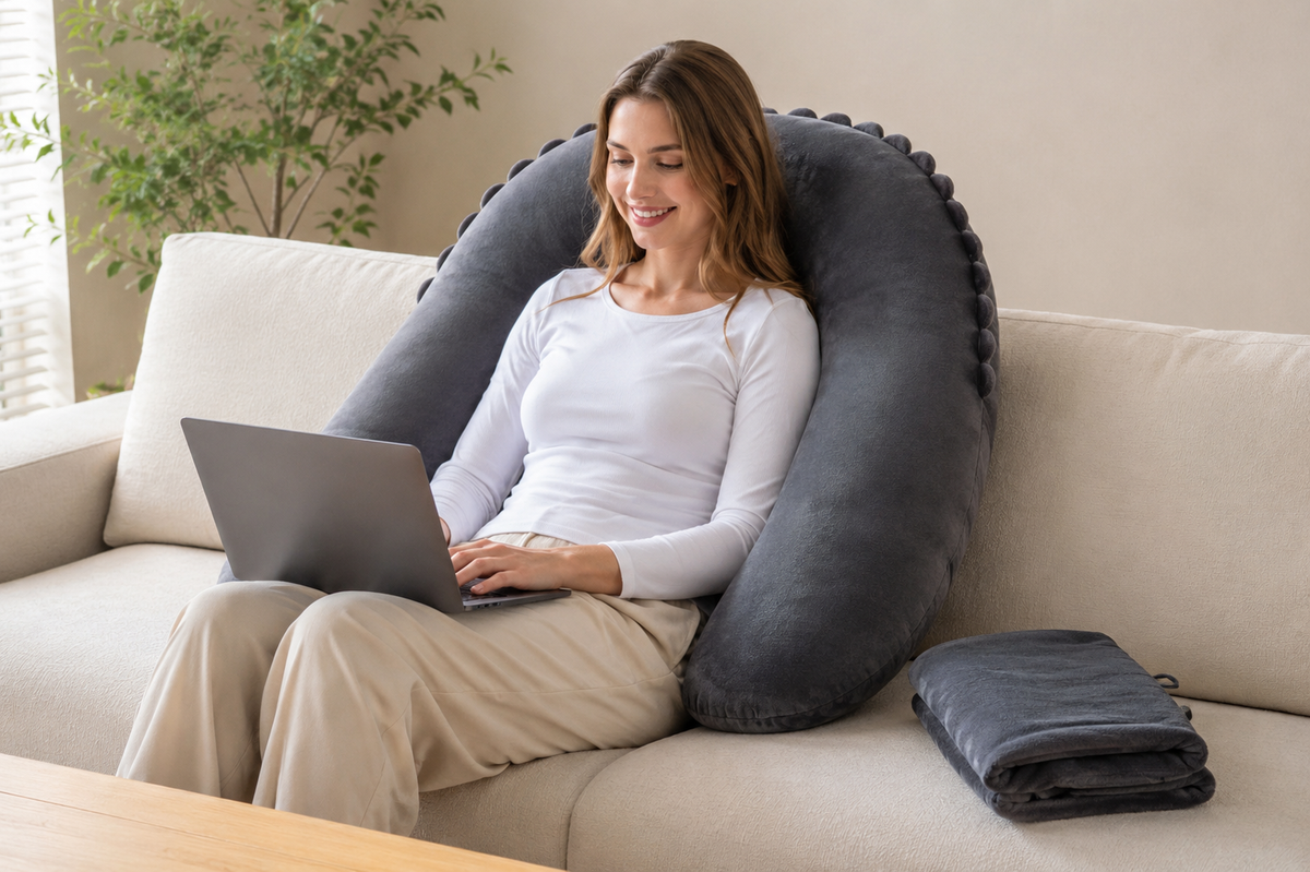NuvoRest™ – Coussin de Corps Ergonomique Multipositions