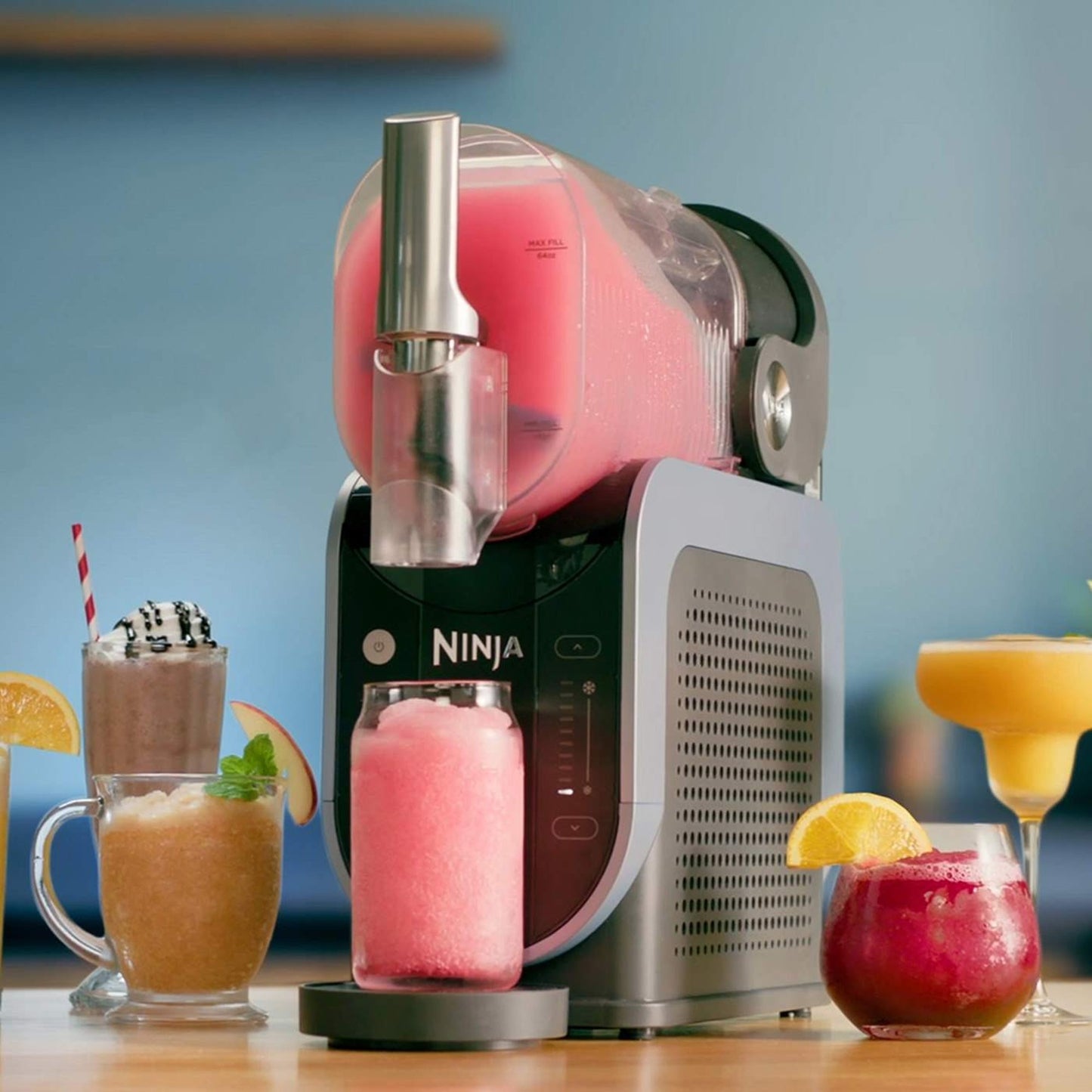 Granité fraise avec la Ninja SLUSHi