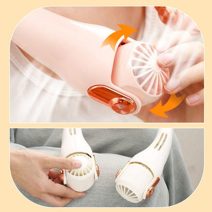 BreezeGo™ – Ventilateur de Cou Mains Libres 360°