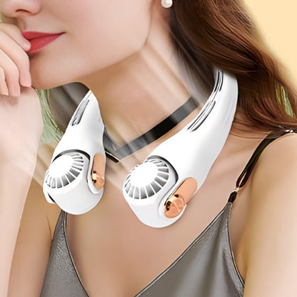 BreezeGo™ – Ventilateur de Cou Mains Libres 360°