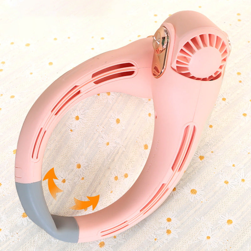 BreezeGo™ – Ventilateur de Cou Mains Libres 360°