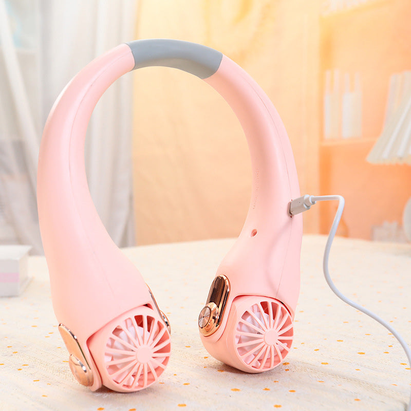 BreezeGo™ – Ventilateur de Cou Mains Libres 360°