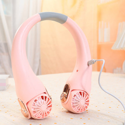 BreezeGo™ – Ventilateur de Cou Mains Libres 360°