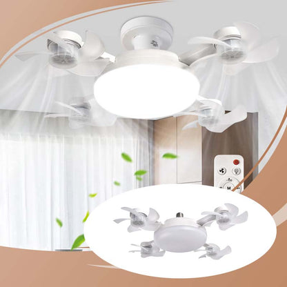 AeroLume™ – Ventilateur de Plafond LED à Pales Pliables