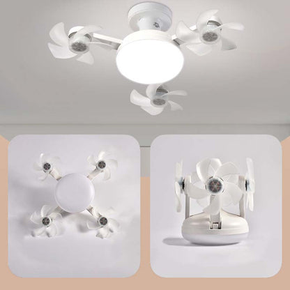 AeroLume™ – Ventilateur de Plafond LED à Pales Pliables