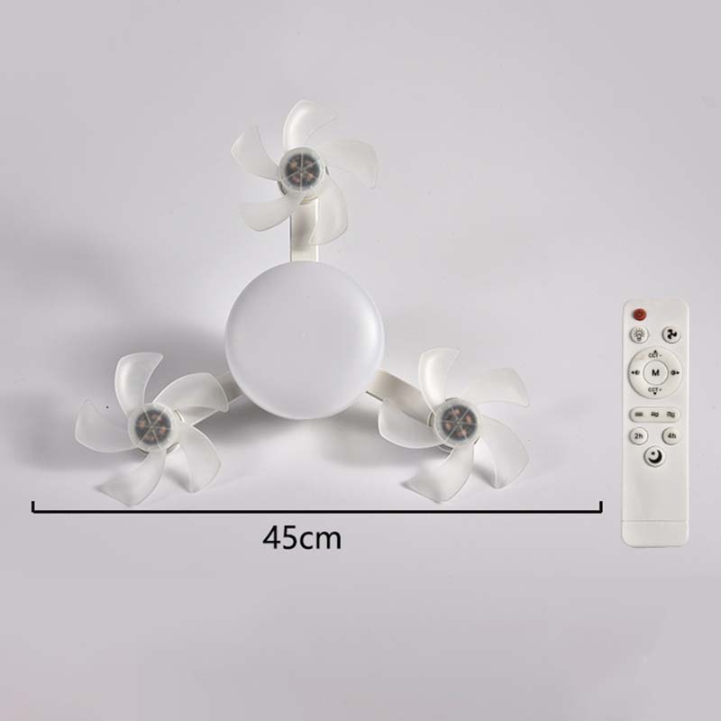 AeroLume™ – Ventilateur de Plafond LED à Pales Pliables