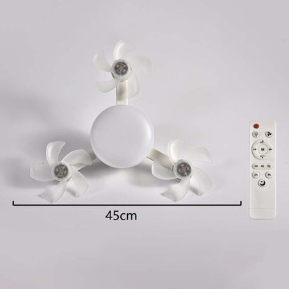 AeroLume™ – Ventilateur de Plafond LED à Pales Pliables