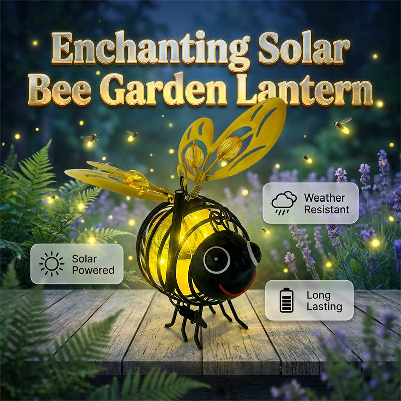 BeeLight™ – Lanterne Abeille Solaire Suspendue