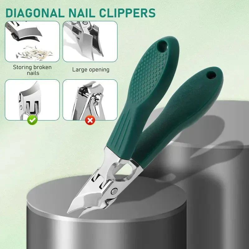PrécisionGrip™ – Coupe-Ongles Pro à Large Ouverture