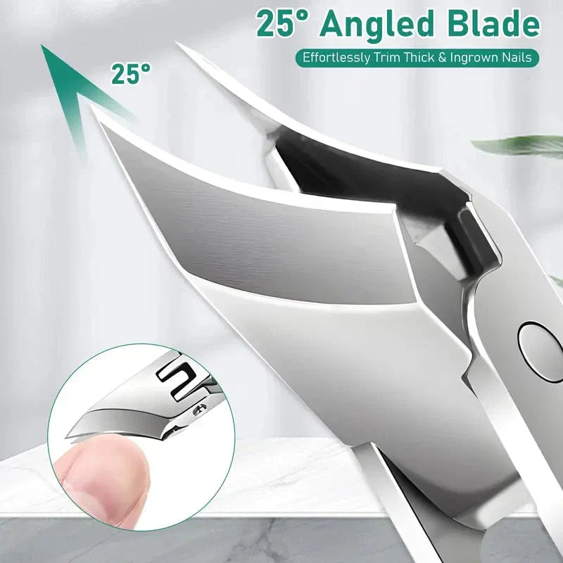 PrécisionGrip™ – Coupe-Ongles Pro à Large Ouverture