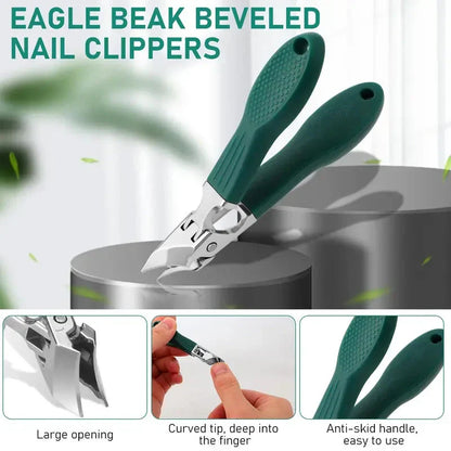 PrécisionGrip™ – Coupe-Ongles Pro à Large Ouverture