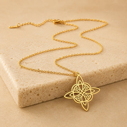 packshot — Pendentif Nœud de Sorcière – Protection en Acier Inoxydable