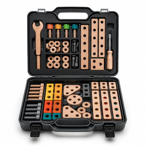 packshot — Mallette de rangement renforcée — Kit de bricolage Montessori