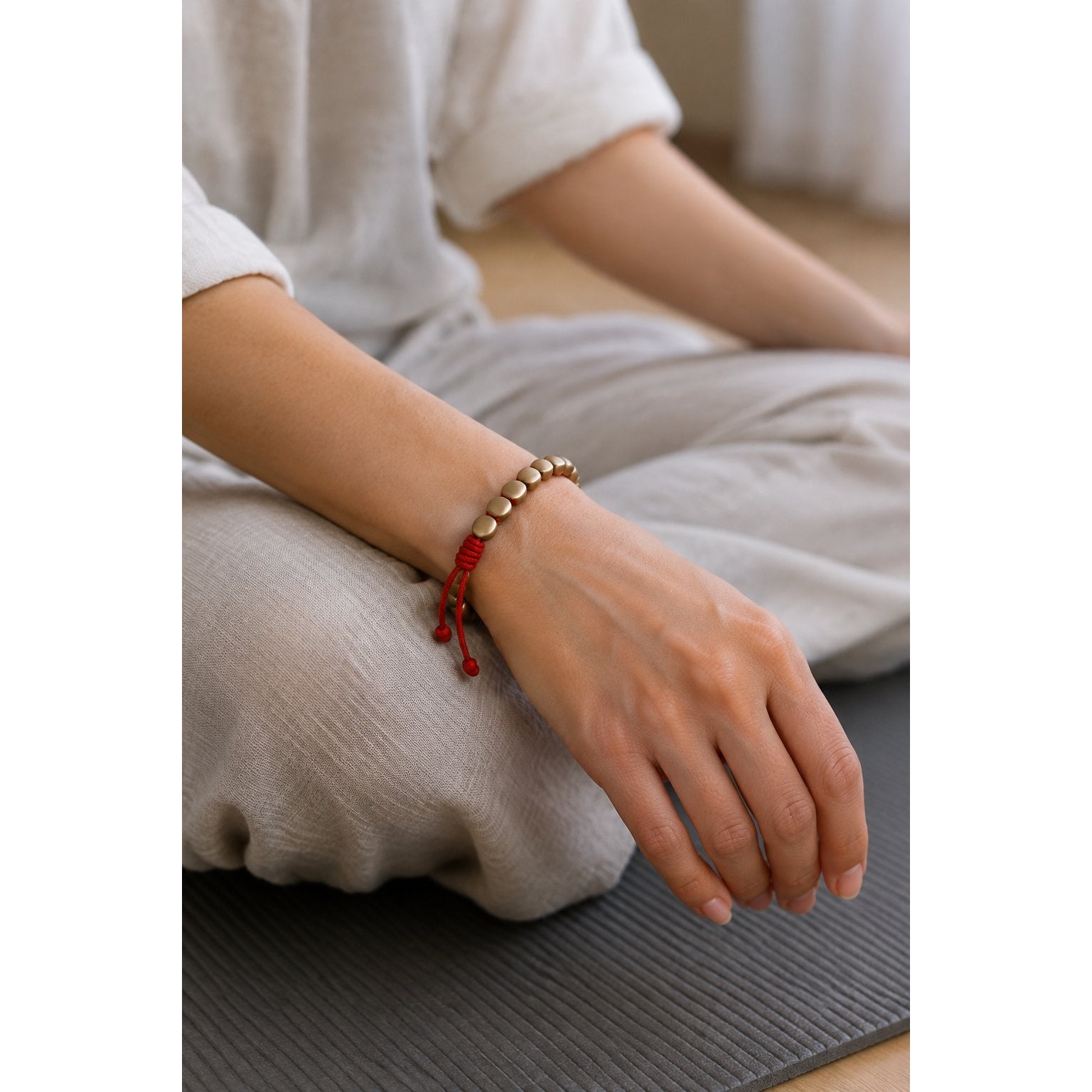 situation — CuivroZen™ – Bracelet Tibétain en Perles de Cuivre
