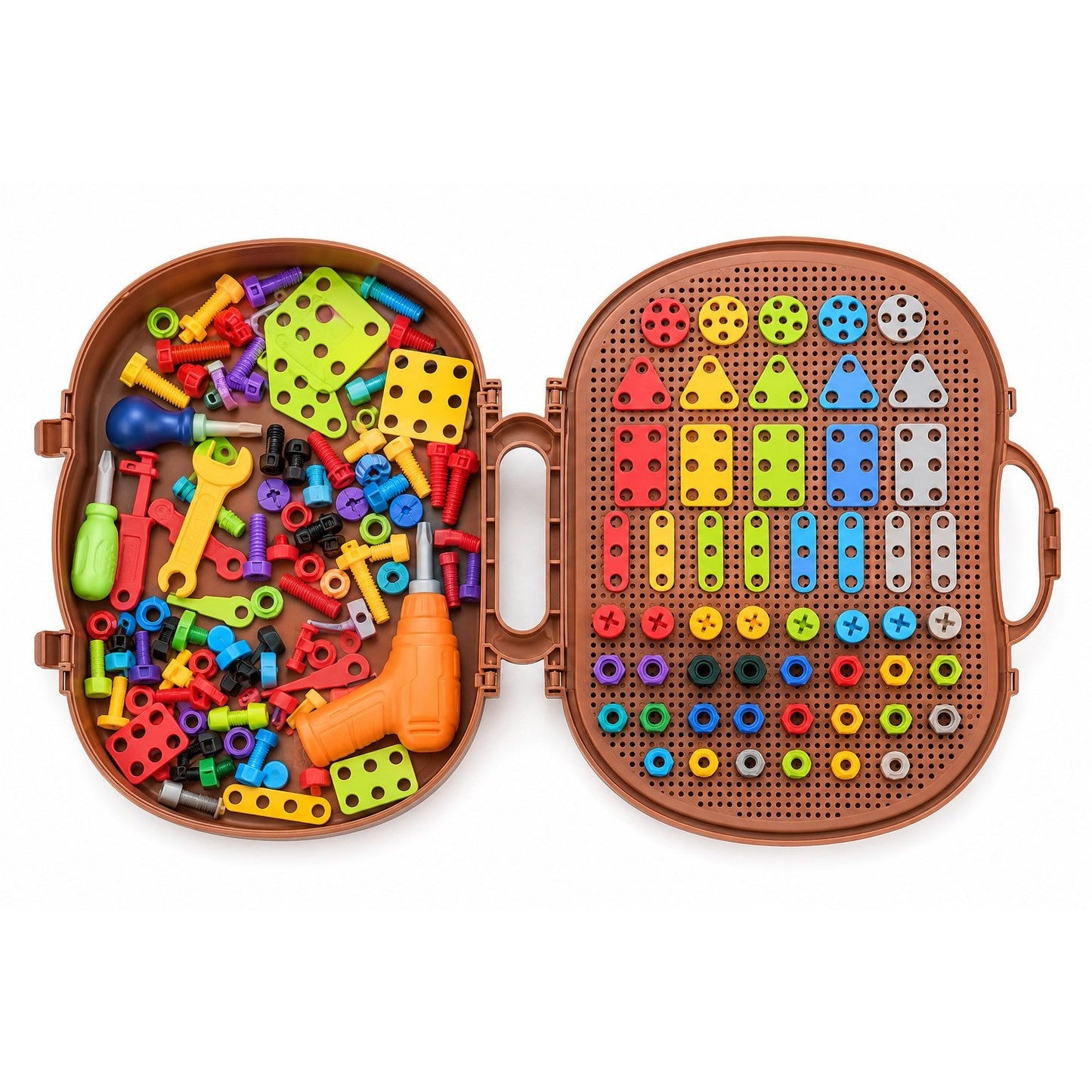 packshot — Mallette de Perçage Montessori — 204 pièces