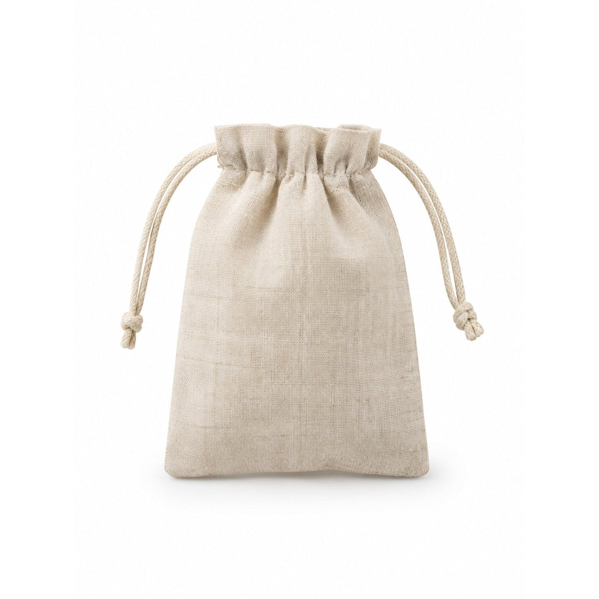 packshot — Pochette de rangement anti-nœud en lin