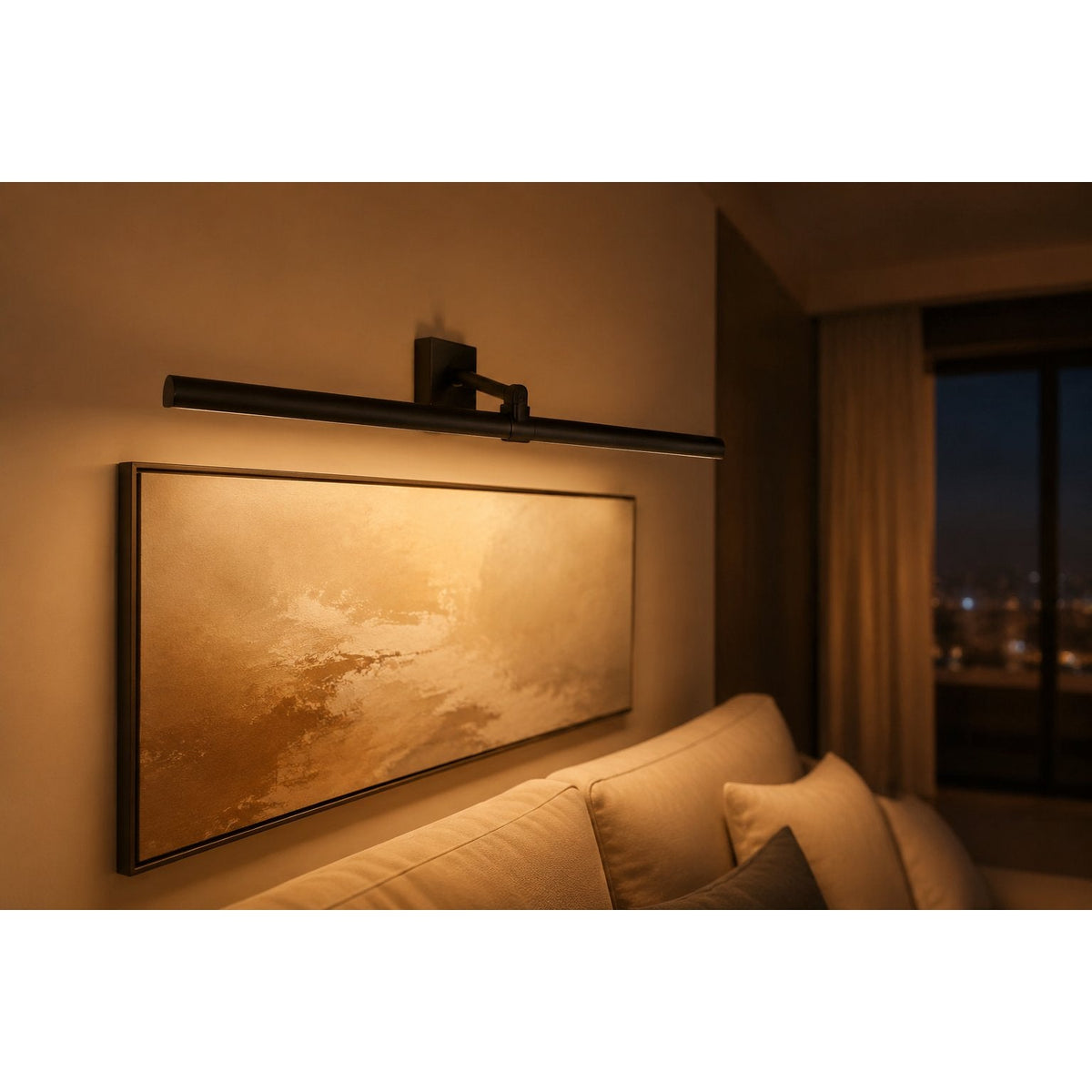 situation — LumiCadre™ – L'applique sans fil qui sublime vos tableaux