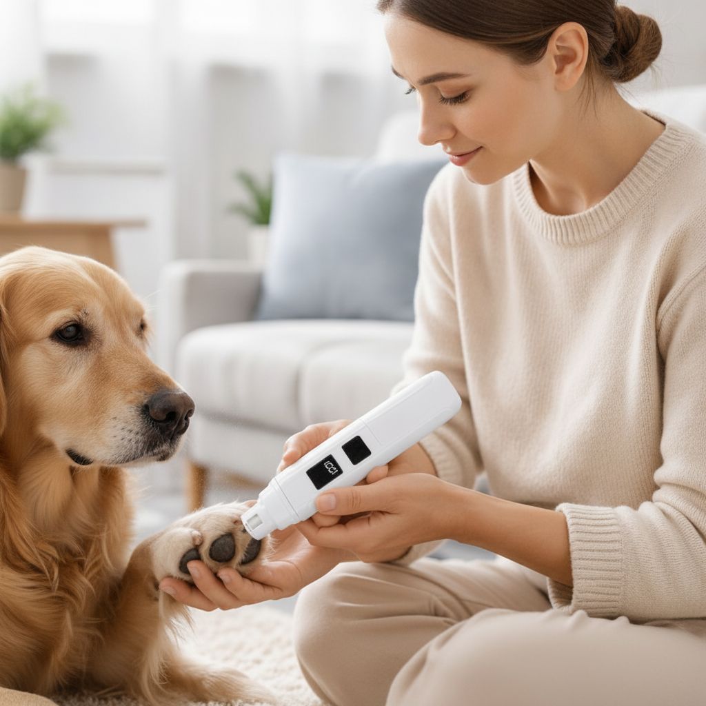 PattePro™ – Coupe-Ongles Électrique Chien & Chat avec Écran LED