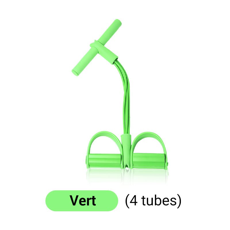 couleur Vert — FlexTract™ – Étireur de Jambes à Pédale avec Bandes de Résistance
